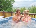 Lodges and hot tubs, the perfect combination at Nunland, Dumfriesshire