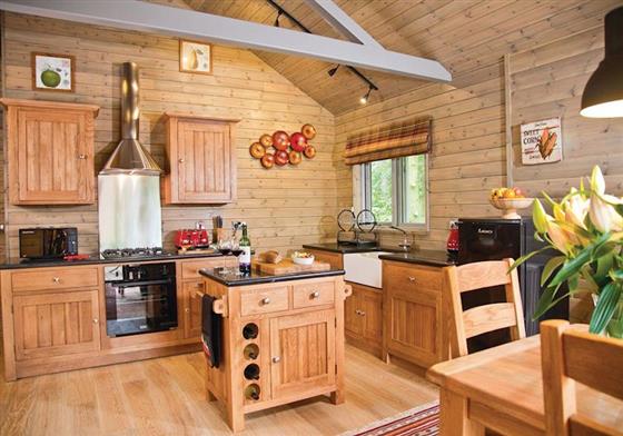 Woodpecker Lodge at Henlle Hall Woodland Lodges, Oswestry