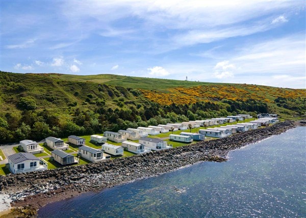 Sanda Pod with Hot Tub at Bennane Shore Holiday Park in 