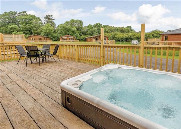 Signature Holiday Home 6 Hot Tub at Brokerswood Holiday Park in Westbury, near Longleat, Wiltshire