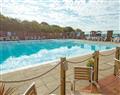Enjoy a dip in the pool at Superior Chalet 4 Pet; Bembridge