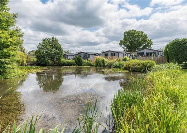 Lakeside Cottages at Vale of York Country Park in York, Strensall
