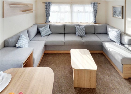 Gold 2 caravan with Decking