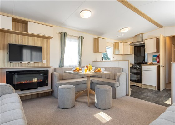 Gold Plus 2 Caravan with Decking (Pet) at The Bay