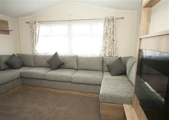 Gold Plus 3 Caravan with Decking at The Bay