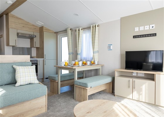 Gold Plus 3 Caravan with Decking sleeps 6