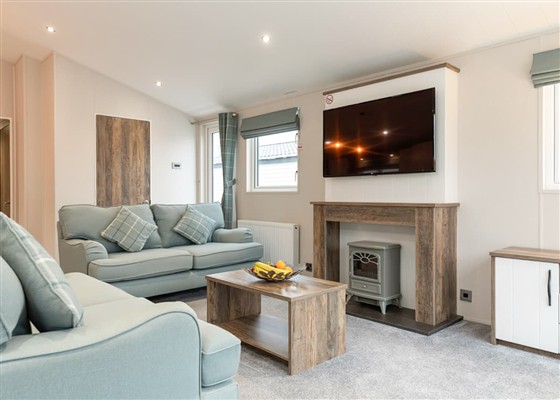 Platinum 2 Lodge with decking